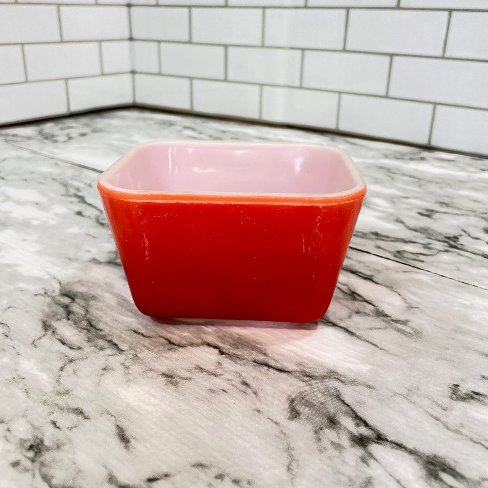 Pyrex Red Primary Colors Refrigerator Fridgie Dish 501-B No Lid